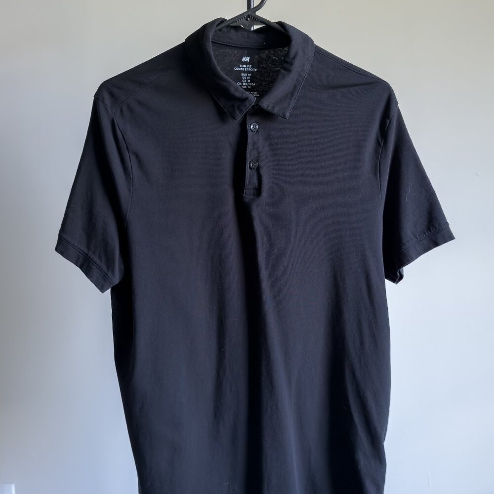 Men's Black Polo